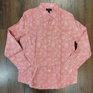 Clun room linen luxury button down SZ LG